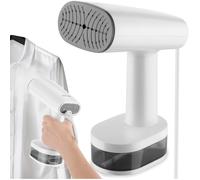 Steamer - TECTAKE - Défroisseur vapeur avec 4 modes et adaptateur pour bouteille, 370 ml, 1640 W, 15 x 9,5 x 23 cm - Blanc
