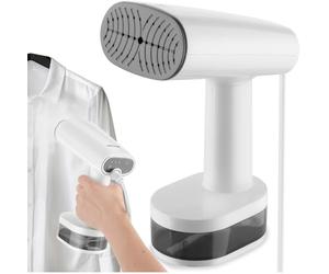 tectake® Défroisseur vapeur Steamer voyage portable Defroisseur vapeur vertical 4 Modes Fer à vapeur pour vêtements toutes matières coton, laine, lin, soie, Steamer defroisseur vapeur
