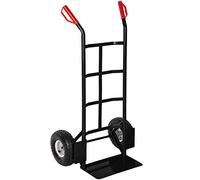 tectake® Diable Chariot de Transport Max. 200kg Pneus Tout Terrain Solides Diable demenagement escalier manutention Kit déménagement pour Maison Bureau Salon Professionnel Voyages