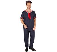 TecTake dressforfun Costume pour Homme Matelot | Pantalon résistant Assorti | Toujours Bien déguisé sous Les Traits d’Un Matelot pour Le défilé et Les fêtes à thème (XXL | No. 301458)