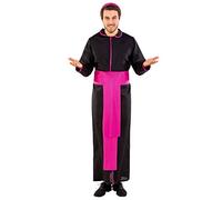 TecTake dressforfun Déguisement d’archevêque une longue robe prêtre pour homme | avec une calotte (XL | no. 300285)