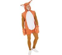 TecTake dressforfun Déguisement d’écureuil | Magnifique Costume d’écureuil pour Elle et Lui | Fourrure synthétique Douce | INCL. Capuche avec Oreilles (L | no. 300852)
