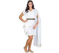 TecTake dressforfun Déguisement de belle Troyenne femme déesse antiquité egyptienne | robe + ceinture brillante à motif antique et fermeture auto-agrippante (M | no. 300391)