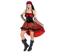 TecTake dressforfun Déguisement de Femme Pirate | Robe de Pirate Sexy avec Manchettes en Dentelle | Piratesse Costume Carnaval (L | no. 300688)
