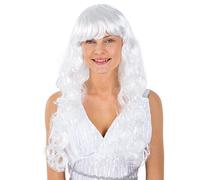 TecTake dressforfun Perruque d’Ange | Blanc bouclés | baroques Princesse fées Elfes Carnaval fête