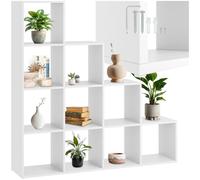 TecTake® Étagère Bibliothèque avec 10 Cubes Compartiments Meuble de Rangement Moderne Aspect Bois pour Rangement Bureau, Salon, Cuisine, Chambre, Dressing, Entrée Etagere Rangement