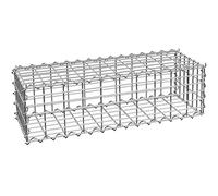 TecTake Gabion Panier à Pierres | Largeur des Mailles 5 x 10 cm | diverses Tailles au Choix (100x30x30 cm | Nr. 402779)