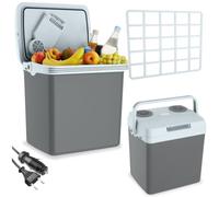 tectake® Glacière électrique 2en1, Réfrigérante et Chauffante, 32 ou 40 L | Poignées de Transport, durable et léger, Mode Eco silencieux à 39 dB, 12V/230V Prises électriques et prise allume-cigare