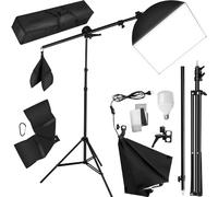 TecTake Kit studio photo professionnel avec ampoule Softbox + pochette