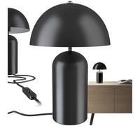 TecTake® Lampe de table rétro style années 70 Lampe à poser salon Lampe de chevet champignon Lampe vintage Lampe design pour table de nuit, salon, chambre, bureau, dressing, entrée