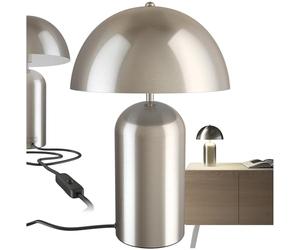tectake® Lampe de table rétro style années 70 Lampe à poser salon Lampe de chevet champignon Lampe vintage Lampe design pour table de nuit, salon, chambre, bureau, dressing, entrée