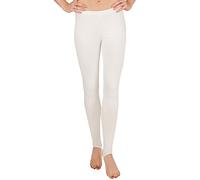 TecTake Legging à sous-Pied pour Femme | Talons et Pointes Ouvertes pour Plus de Sensations | Grand Confort de Port - diverses Couleurs et Tailles (M | Blanc | No. 301306)