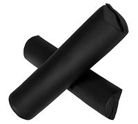 tectake® Lot de 2 Coussin de massage de Table de Massage - Noir | pour Massages cervicales et cou, nuque, genoux, dos, pieds, Coussin de positionnement Rouleau de massages