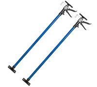 tectake® Lot de 2 Etais telescopique Support Plafond, Etai telescopique, réglable en hauteur de 115 à 290 cm, Charge max. 30kg par Etai de soutien, Fixation rapide, Bricolage, Outil plaquiste, Bleu