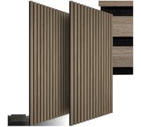 Panneaux acoustiques modernes aspect bois en MDF 120 x 60 x 2,1 cm