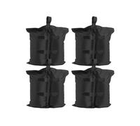 TECTAKE Lot de 4 sacs de lestage pour pavillon à remplir avec du sable noir