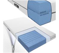 TecTake® Matelas 100x200 en Mousse Haute densité Ferme mi-Ferme & Tissu Mesh Respirant Lit 1 Place Matelas 1 Personne Lit cabane Enfants 100x200 Chambre Adulte Chambre Enfant