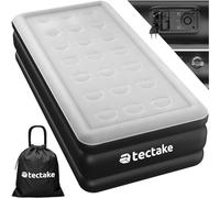 TecTake® Matelas Gonflable 2 Personnes Confortable avec Pompe Electrique intégrée, Gonflage & dégonflage Rapide, Lit d'appoint pour Enfant ou Lit Gonflable pour Camping avec Sac de Transport