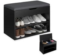 TecTake® Meuble Chaussures Meuble de Rangement Moderne Meuble d'entrée pour Max. 6 Paires 60x30x43,5 cm, Rangement Chaussures Gain de Place idéal Entrée, Chambre, Dressing Rangement Chaussure