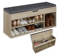 TecTake® Meuble Chaussures Meuble de Rangement Moderne Meuble d'entrée pour Max. 9 Paires 104x30x49 cm, Rangement Chaussures Gain de Place idéal Entrée, Chambre, Dressing Rangement Chaussure
