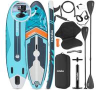 tectake® Paddle Gonflable antidérapante, Support Photo, Kayak, Max. 200 kg