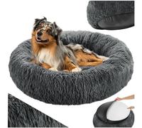 TecTake® Panier pour Chien Déhoussable & Lavable, Lit pour Chien & Chat Antidérapant en Peluche Anti-Stress, pour Chiens & Chats de Toutes Tailles, Tapis Chien Coussin Chien avec Rembourrage épais