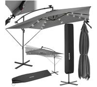 TECTAKE Parasol 250 x 250 cm avec éclairage LED solaire gris clair gris clair https://www.fnac.com/mp50190595/TECTAKE-Parasol-250-x-250-cm-avec-eclairage-LED-solaire-gris-clair/w-4?oref=ca0054b7-6d9d-ce56-b066-211d23db43b8