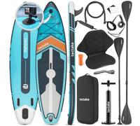 tectake® Planche Paddle Gonflable, Support Photo, Siège Kayak, Max. 200 kg