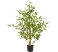 Plante artificielle - TECTAKE - Bambou artificiel BAMBOSA à l'aspect naturel très volumineux entretien facile - Hauteur 120 cm