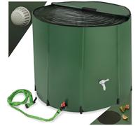 tectake® Récupérateur Eau de Pluie Pliable Réservoir d'eau Cuve Eau de Pluie Filtre en Filet Inoxydable Résistant aux Intempéries pour Arrosage Jardin Potager Plantes Arrosage Gazon - 750 litres