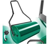 TecTake® Rouleau à Gazon Rouleau de Jardin, Tambour 60 cm Équipé d'un racleur Lestage Eau ou Sable, Entretien Pelouse, pour Semis et Graines, Outil de Jardinage, Jardin, Aide la Pousse du Gazon