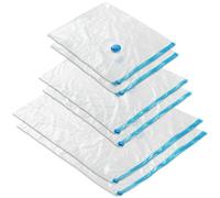 TecTake Sacs de rangement sous vide stockage housse vêtement vacuum - diverses tailles et quantités au choix - (6 Pièces | 2xS | 2xM | 2xL | no. 402525)