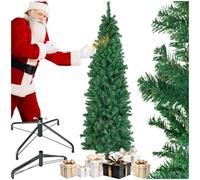 tectake® Sapin de Noel Artificiel 200 cm Type Nordmann Vert avec Pied en Acier laqué époxy Branches denses & réalistes Arbre de Noel Sapin de Noel Artificiel pour Décoration Noel