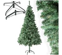 tectake® Sapin de Noël Artificiel Type Nordmann 180 cm, 533 Branches, Vert avec Pied Metallique Arbre de Noel Sapin de Noel Artificiel pour Décoration Noel - Plusieurs Tailles