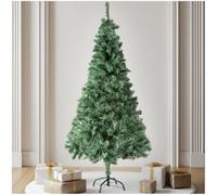 tectake® Sapin de Noël Artificiel Type Nordmann 180 cm, 533 Branches, Vert avec Pied Metallique Arbre de Noel Sapin de Noel Artificiel pour Décoration Noel - Plusieurs Tailles