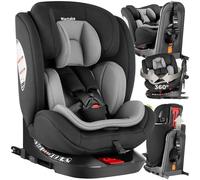 tectake® Siège auto bébé enfant 0-36 kg Siege auto bebe Pivotant 360° avec Fixation Isofix, Harnais 5 points & fixation Top Tether Voiture enfant Sécurité enfant siege auto isofix groupe 2 3 1
