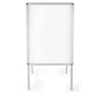 TecTake® Stop trottoir exterieur A1 en Aluminium Porte affiche Porte menu restaurant bar exterieur 64x65x118cm Chevalet trottoir Panneau d’affichage Presentoir avec 2 films Résistant aux intempéries