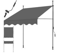 tectake® Store à Pince sans perçage 150x180 cm, résistant aux UV, Hydrofuge