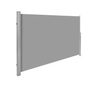 TECTAKE Store latéral Brise-vue en Aluminium gris