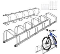 TecTake® Support Vélo, Râtelier en Acier laqué pour 6 vélos, 161 x 28,5 x 26 cm, Rack pour des largeurs de pneus de 35 à 60 mm, Vélos électriques VTT Support Velo Sol et Mural Range Velo