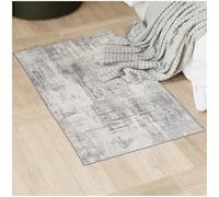 TecTake Tapis à poils courts, design vintage, lavable en machine, antidérapant, idéal pour salon et chambre, décoration moderne shabby chic, doux et résistant - 60 x