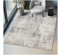 TecTake Tapis confortable à motif abstrait délavé et tissu doux à poils courts, tapis durable avec design non extensible et antidérapant, lavable en machine, pour salon, chambre à coucher et couloir