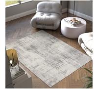TecTake Tapis confortable à motif abstrait délavé et tissu doux à poils courts - Tapis durable avec design non extensible et antidérapant - Lavable en machine - Pour salon, chambre à coucher et