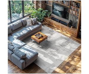 tectake® Tapis Salon Vintage Tapis Chambre & Salle à Manger antidérapant & Lavable 240x340cm Poils Ras idéal Décoration Salon, Bureau, Chambre, Cuisine, Dressing, Descente de lit