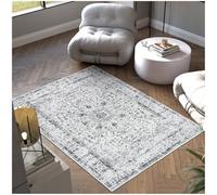 TecTake® Tapis Salon Vintage Tapis Chambre Tapis Salle à Manger Tapis antidérapant & Lavable 120x170cm Tapis Poils Ras idéal Décoration Salon, Bureau, Chambre, Cuisine, Dressing, Descente de lit