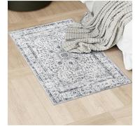 TecTake® Tapis Vintage Oriental Rectangulaire 60x110cm Beige, Poils Ras, Lavable, Antidérapant, Idéal pour Salon, Chambre, Salle à Manger, Tapis Poils Courts Hypoallergénique