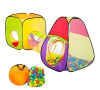 TecTake Tente de jeux pour enfants | Pop Up Tente | incl. 200 balles + sac | -diverses modèles- (Type 1 | no. 401028)