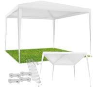 tectake® Tonnelle de Jardin Exterieur Tente de Reception 3x3m Protection UV 30+ Barnum Chapiteau Gazebo Pavillon de Jardin résistant à l'eau, Cadre Solide en Acier époxy