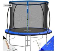 TRAMPOLINE - TECTAKE - Trampoline JUMPY et filet de sécurité toile de saut résistanteet échelle d'accès - Diamètre 305 cm