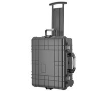 TecTake® Valise à roulettes avec Protection en Mousse pour Appareil Photo, caméra & Accessoires ou Outils, Boite étanche, avec œillets pour Cadenas, Résistante aux Chocs, poussière & Eau